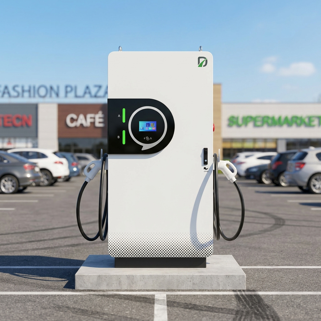 Shopping mall charging station