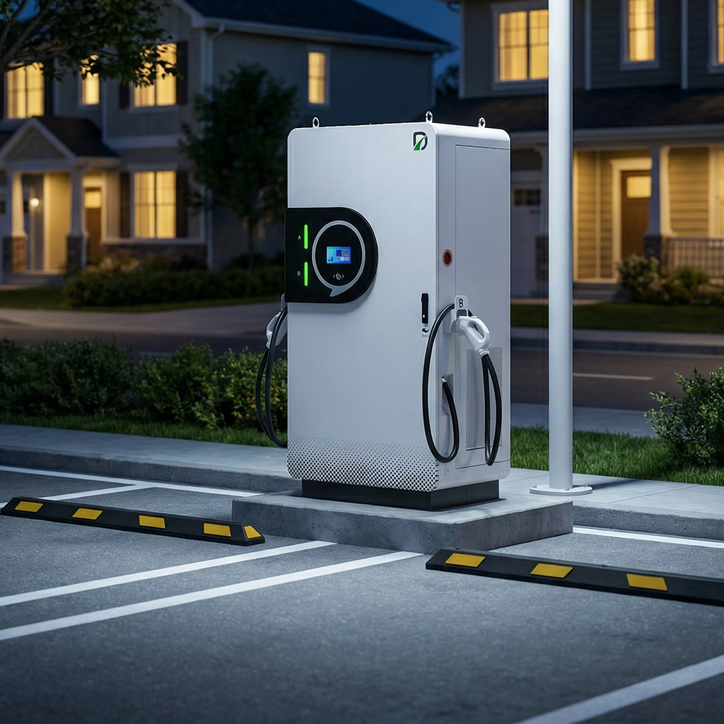 Residential area charging station